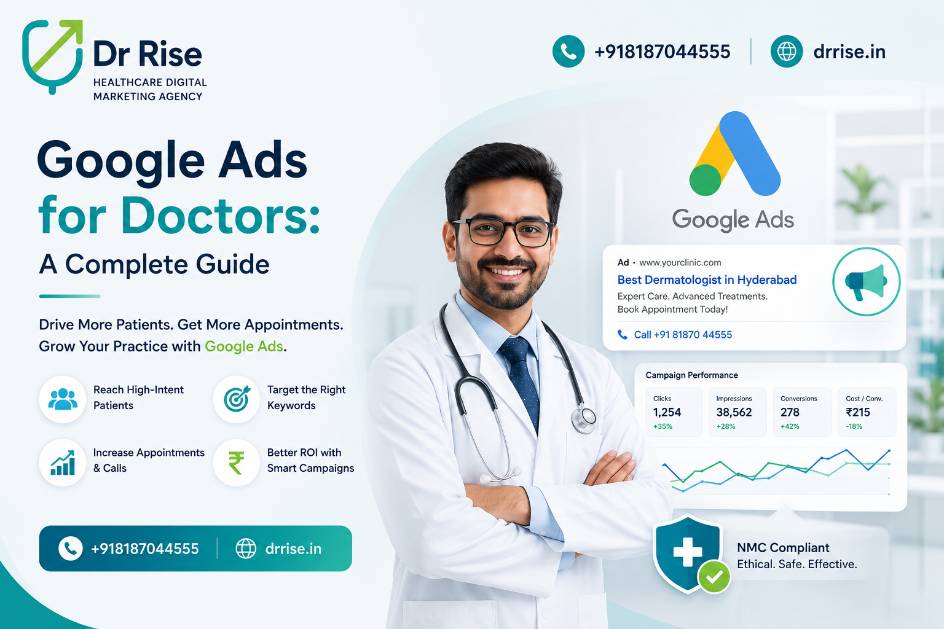 Healthcare Google Ads Agency in Hyderabad-for drrise-Google Ads