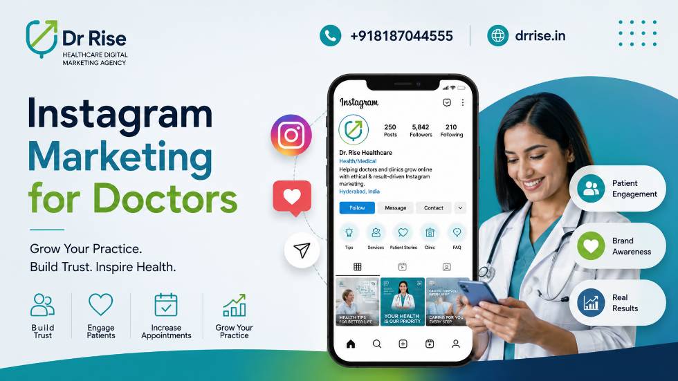 Social Media Marketing for Clinics in Hyderabad- for drrise- instagram marketing